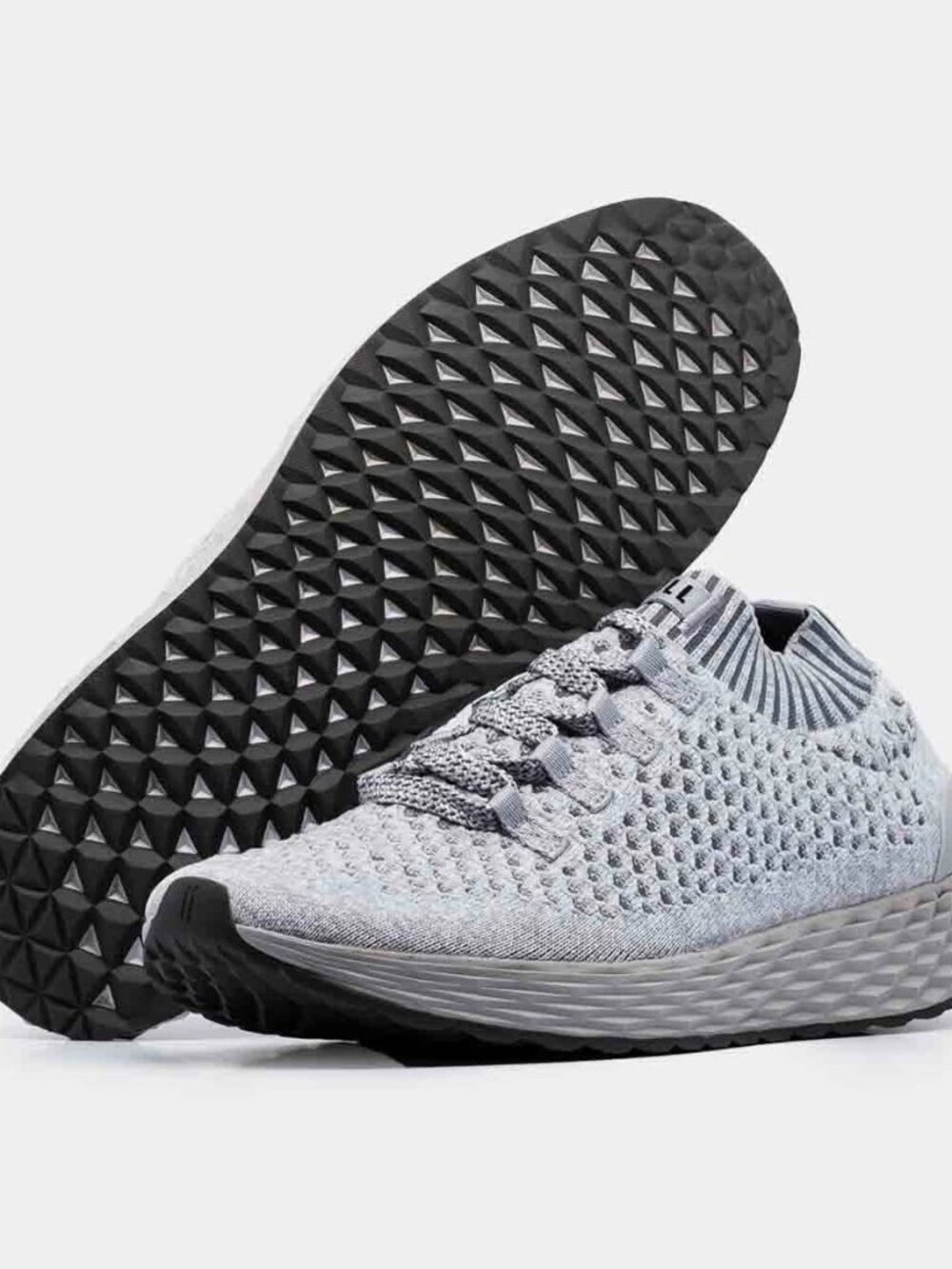 NOBULL Men's Allday Knit shoes in Cool Grey
